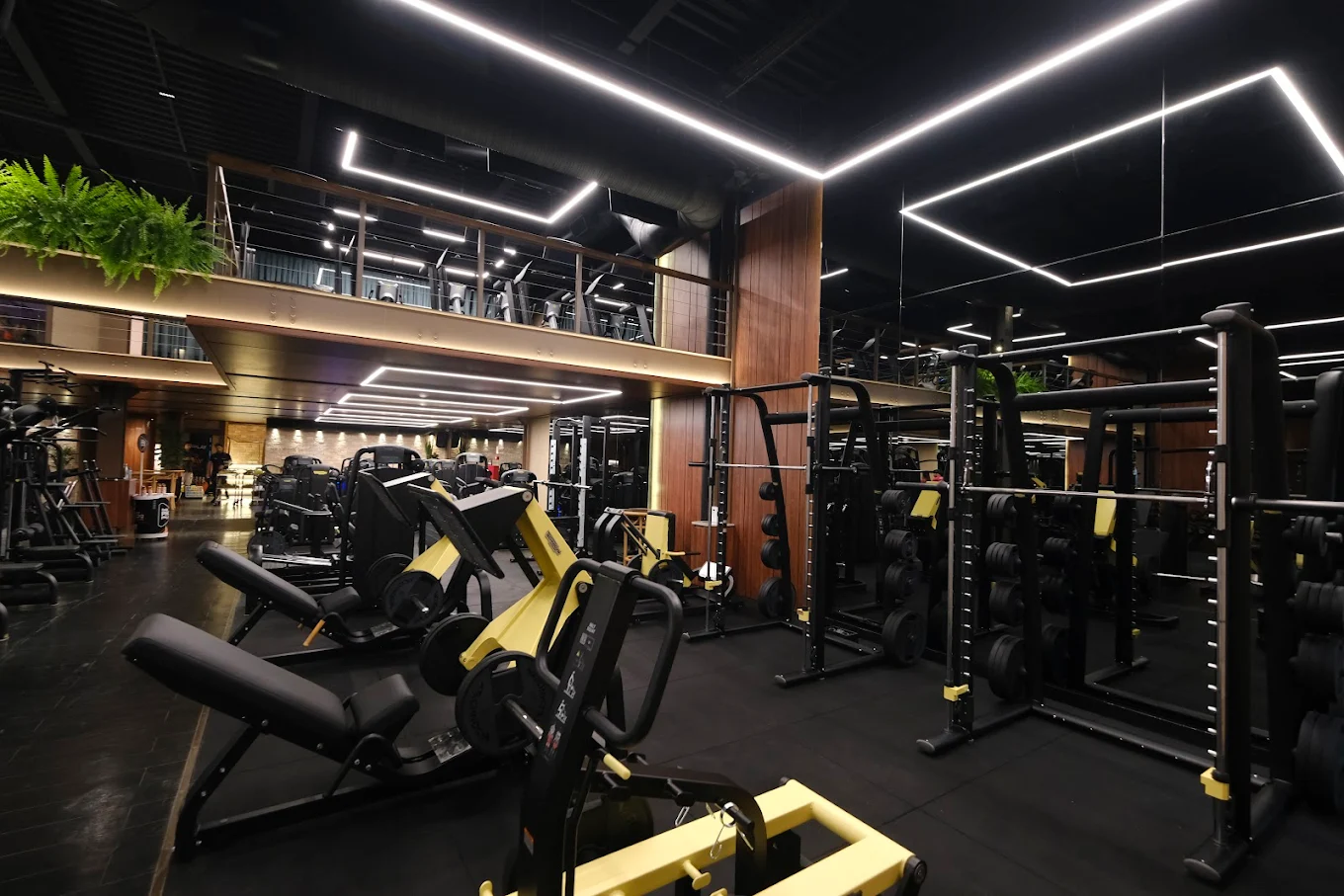 Sala de musculação premium da Villa Gym